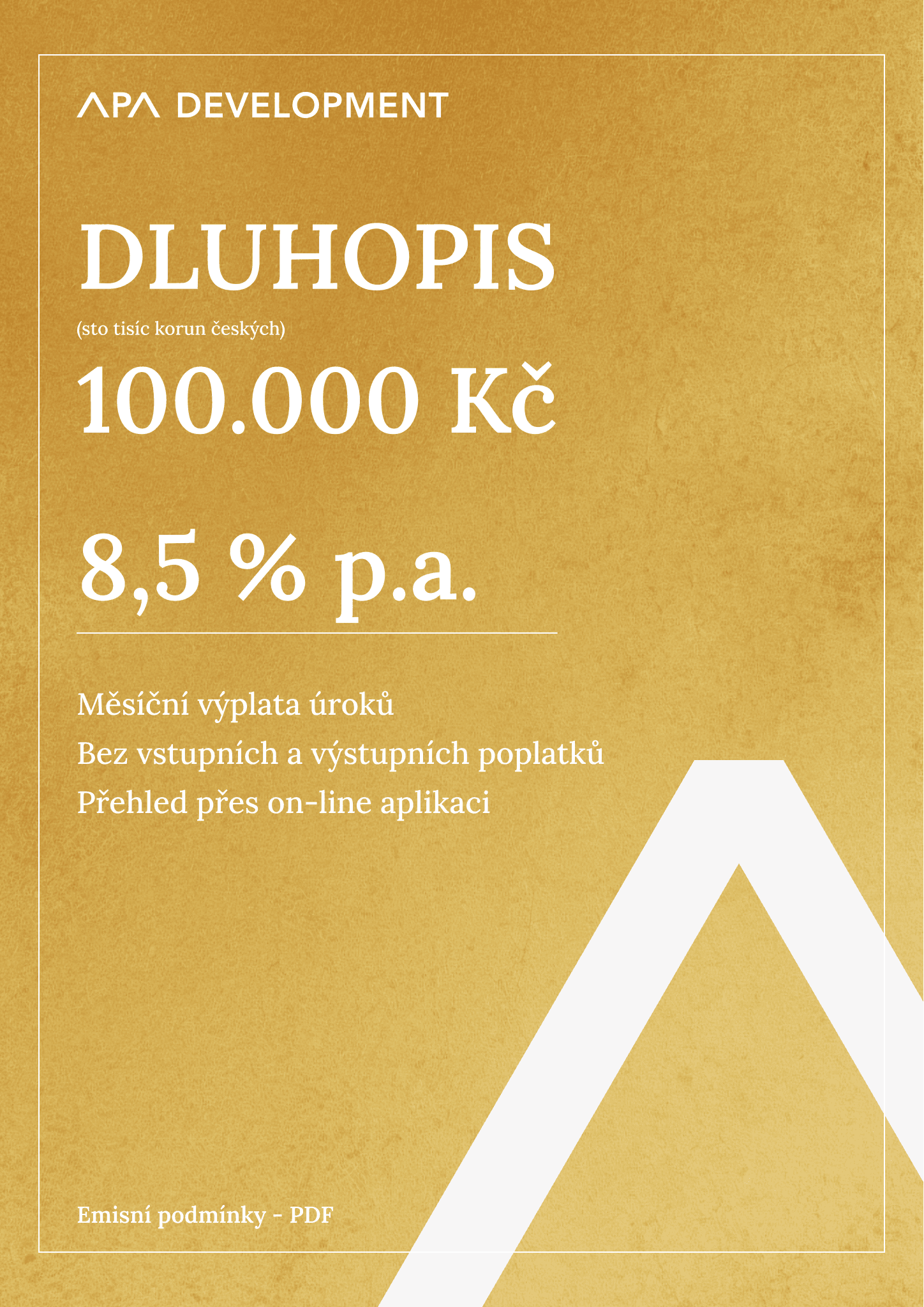 Dluhopis 1 - přední strana